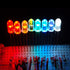100pcs 5mm 3V 20mA Bulbs Novelty Place White LED Diode Lights - Super Bright Clear Transparent DC Light Emitting Diode