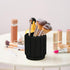 Silicone Pen Holder, Cute Desk Pencil Cup for Kids Office Decor, Desk Accessories Organizer (Black)