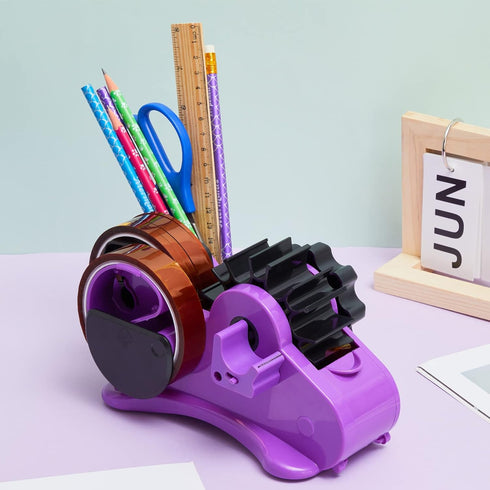 Multiple Roll Cut Heat Tape Dispenser with 5 Pieces High Temp Tape, Heat Resistant Sublimation Desk Tape for Industrial