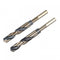 uxcell Reduced Shank Drill Bit Set, 15mm 15.5mm Titanium Nitride Coated for Stainless Steel and Copper, 2pcs