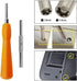 EMiEN Gamebit Screwdriver Kit, 4.5mm 3.8mm Double-End Bit Security Screwdriver for NES, SNES, N64, Game Consoles