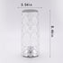 16 (3 Can Switch Colors Artificial Crystal Table Lamp, RGB Color Changing Rose Diamond Design, Touch-Sensitive Ambient