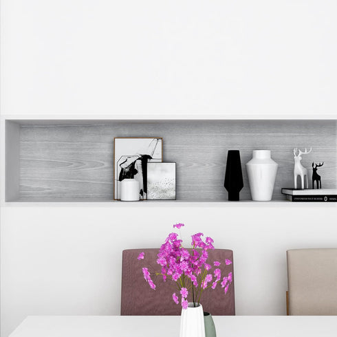 Livelynine Grey Wood Contact Paper, Peel and Stick Wallpaper for Kitchen, Classroom, and Countertops