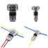 Brightfour T Tap Wire Connectors for 14-18 AWG Wires, No Wire Stripping 3 Way Combo, 12 Pack