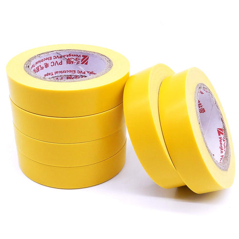 Maveek Electrical Insulation Tape, PVC Vinyl Tapes with Rubber Based Adhesive, Heat Resistant, Waterproof (6 Rolls,