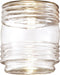 Jelly Jar Light Replacement Glass, Clear Cylinder, 3-Inch Opening Design House, 924076