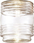 Jelly Jar Light Replacement Glass, Clear Cylinder, 3-Inch Opening Design House, 924076