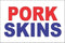 SuperSigns Pork Skins 2x3 Red White Blue Banner Sign