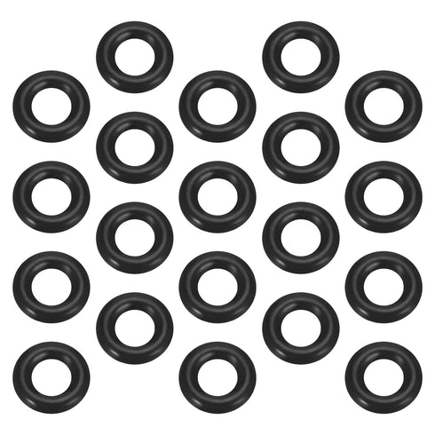 200Pcs Buna-N O-Ring Metric Nitrile Rubber Round Sealing O Ring Gasket for Plumbing, Black Tone (ODxIDxW)