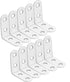 50 Packs 40 40 16 mm 1.57x1.57x0.63 Inch KINJOEK x x Heavy Duty L Bracket Corner Brace Shelf Stainless Steel Joint