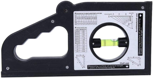 Multifunctional Level Protractor, Digital Level Slope Angle Gauge with 0-180 Measuring Range