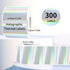 GUUDDAY 300Pcs Packaging Sparkling Thermal Label Oil and Water Adhesive Food Label Address for Retail Shipping Craft