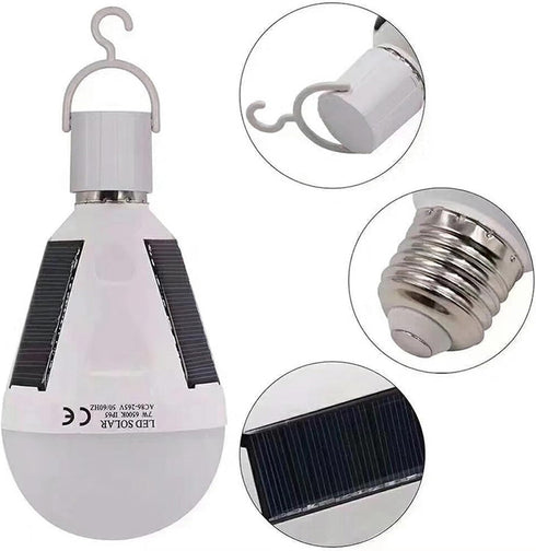 Bulb Bulb Solar Lights Led Battery Power Light Solar Rechargeable Camping Lights Lantern Tent Emergency Light