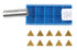 Accusize Industrial Tools Tpg322 Tin Coated Carbide Inserts, 10 Pcs/Box
