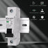 Miniature Circuit Breaker 20Amp 120V/240V 1 Pole, Smart DIN Rail Mount for Marine, Solar Systems
