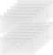 GoodSing 12 Pack Clear Plastic Envelopes A6, Reusable Document File Organizer with Snap Closure for School Home Office,