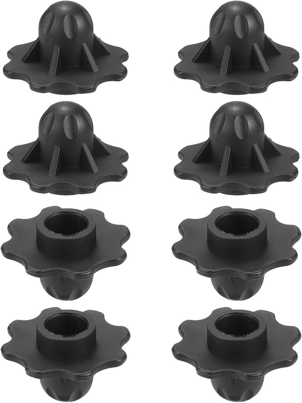 uxcell 8Pcs Camping Chair Foot Cover, 0.59 Inch Plastic Table Legs Feet