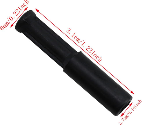 Haidong Push-to-Connect Fitting Plug Cap Style Pneumatic Blanking Plugs (6mm) - 12PCS