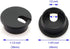 HJ Garden 2pcs 1-1/2 inch Desk Wire Cord Cable Grommets - Hole Cover for Office PC Desk Cable Organizer - Black