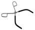 EISCO Beaker Tongs, 9.75" Long - Rubber Coated Jaws - Nickel Plated Steel - Holds Items with Diameters of 2.25" to 6"