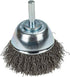Forney 60005 Cup Brush, Coarse Crimped Wire, 2 1/2-Inch with 1/4-Inch Shank