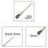 Steel Cleaning End Brushes, 20 Pieces, Pen Wire Brush Rust Paint Removal Bits