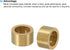 PATIKIL 2 Pcs M14 Brass Spacers, 14mm ID x 20mm OD x 10mm L, Metal Spacer Screw Standoff for M14 Screw