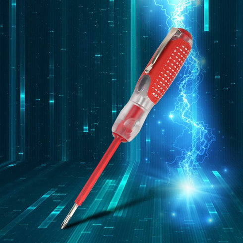 Electronic Test Pen Screwdriver Pencil for Measuring Current, Durable Safety Rod, Plastic Electrical Sensor Tools