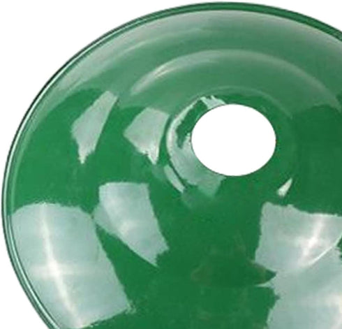 IEUDNS 2X Enamel Ceiling Lamp Cover Shade Green DIY Industrial Barn Lighting Fixture Accessory Retro and Simple