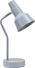 Simple Designs LD1078-GRY 15.2" Sleek Essentials Metal Cone Shade Desk Lamp with