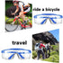 MOZEEDA Safety Glasses, Clear Goggles with Adjustable Temples, Anti-Fog Lightweight Protective Eyewear