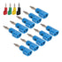 Qingdinu 40 4mm Pcs Stackable Banana Plug Connectors Solderless Plugs for Security Accessories Connector(Red)