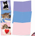 The Best Card Company 10 Adorable Blank Cat Cards (4 x 5.12 Inch) - Cute Kittens Assorted Bulk Notecard Set - Cup-Cats