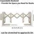MSDADA Adjustable Bookends, Metal Book Ends for Heavy Books, Expandable Book Organizer with Pen Holder for Desk, Shelf