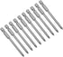 uxcell 10 Pcs 4mm PH1 Magnetic Phillips Screwdriver Bits, 1/4 Inch Hex Shank, 3-inch Length S2 Power Tool