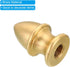 PATIKIL M10 23.5x38mm Thread Lamp Finial Cap Knob, Brass Lamp Shade Harp Top Screw Caps Decoration Light Fixture