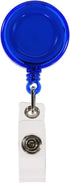 Tupalizy 11 Colored Plastic Retractable Badge Pull Reels with Belt Clip for ID Card Holders, 11 Pack