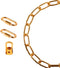 Metal Lighting Chian, Heavy Pendant Lamp Fixture Chain (24",Dark Gold)