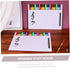 Exercise Board Reusable Stave Whiteboard, Writable Staff Teaching Whiteboard for Piano Stave Cards Notation Tool