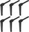 6pcs Adjustable Clamping Lever Handles M8 x 60mm, Male Thread Bolt Knobs, Rotating Screw Locking Quick Release
