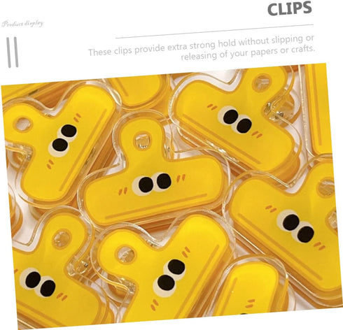NOLITOY Small Eye Clip, Cute Binder Decorative Clips for Food Bags, Coffee Bags, and Paper Clips - 8pcs
