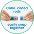 hand2mind Reading Rods Phonics Word-Building, Word Building Activities, Spelling Toys, Montessori Alphabet Letters
