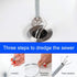 EKDJKK Plumbing Grabber, Flexible Claw Pick Up Reacher Tool, 4 Claws, 24 Inches for Home Sink and Drains