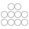 MECCANIXITY Nitrile Rubber O Ring 2.68" OD 2.44" ID 0.1" Width NBR Sealing Gasket Washer Seal for Faucet Plumbing,