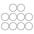 MECCANIXITY Nitrile Rubber O Ring 2.68" OD 2.44" ID 0.1" Width NBR Sealing Gasket Washer Seal for Faucet Plumbing,