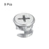 Cam Lock Nut for Furniture, 8pcs 12x10mm Joint Connector Locking Nuts for Connecting Cam Fittings