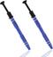 2 Pcs Metal 4 Prongs Grabber Tool, IC Clip Tweezers for Catching IC Chips, Electronic Tiny Components & Jewel, Blue