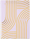 Five Star Composition Book, College Ruled, 9-3/4" x 7-1/2", 150 Sheets, Hardbound, Lilac Arches Design