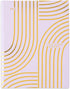 Five Star Composition Book, College Ruled, 9-3/4" x 7-1/2", 150 Sheets, Hardbound, Lilac Arches Design