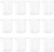 1.7 Oz Transparent Lab Measuring Cup, 50ml Plastic Beaker Cups, 12 Pcs for Science Experiments